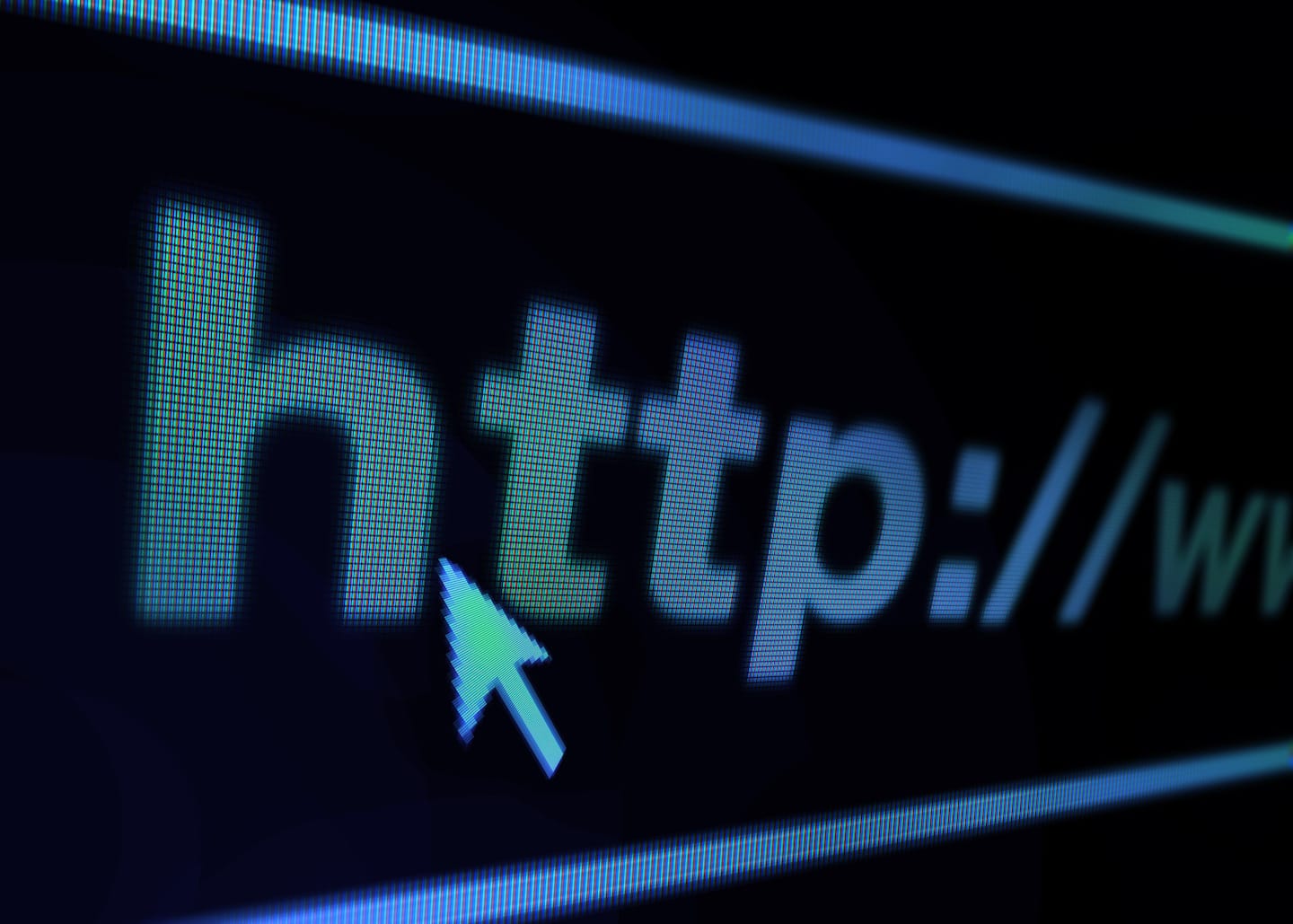 Tipos de dominio de internet - Caja buscador del navegador